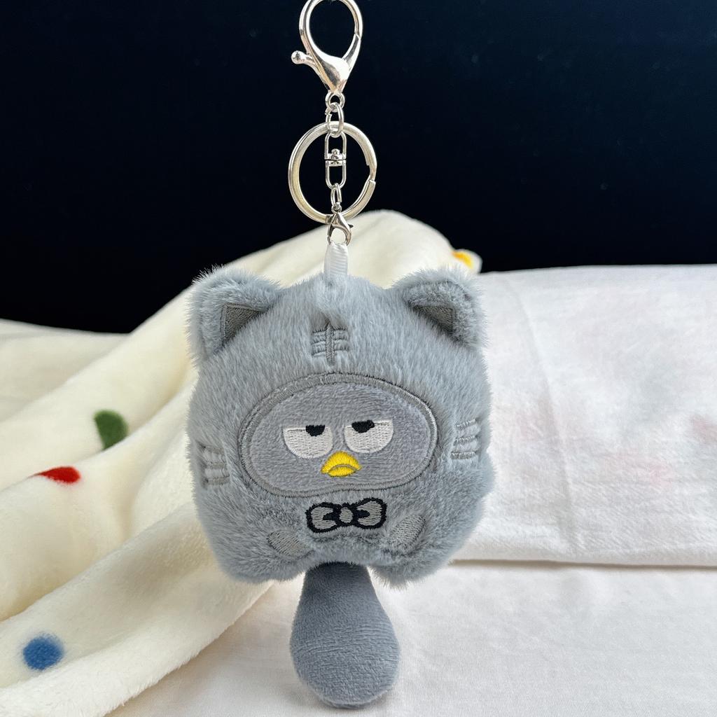 Hot Sanrio Cute Plush Stuffed Toy Keychain Anime Peripheral Kuromi Backpack Hanging Chain Holiday Gifts For Boys And Girls