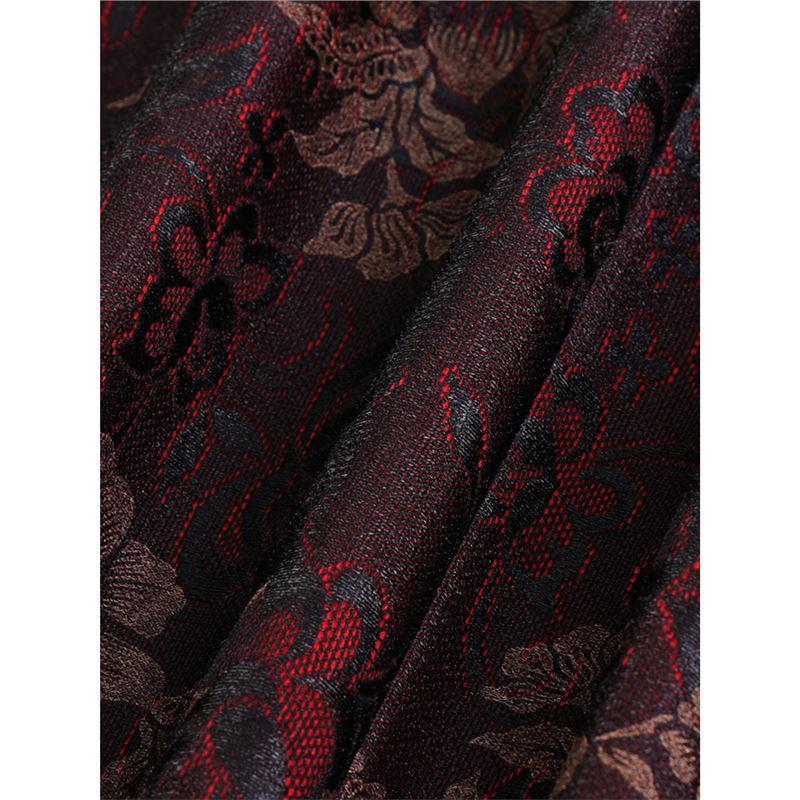 2025 Spring/Autumn Chinese Style Grandma Cardigan: Elegant, Turn-Down Collar Coat & Stand-Up Collar Top for Middle-Aged & Elderly