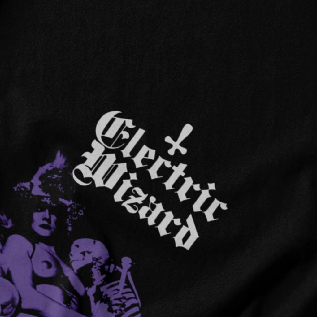 Herren T-Shirt Electric Wizard 2025 Baumwolle Y2K Grafik Rundhals Unisex Kleidung T-Shirts