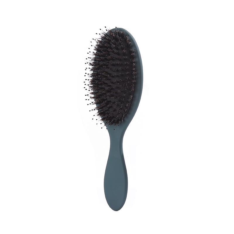 Mini Two-Color Air Cushion Pig Bristle Massage Comb for Wet Hair