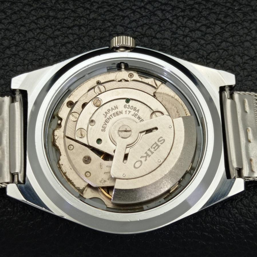 RELÓGIO SEIKO 5 AUTOMÁTICO 6309A JAPÃO MASCULINO MOSTRADOR VERDE RECONDICIONADO a427294-2
