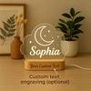 Personalized Acrylic Night Light Custom Favorite Image And Slogan Creative Living Room Gift Choice For All Pet Enthusiasts
