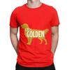 Life Is Golden For Golden Retriever Lovers Funny 100 Cotton TShirt Gloden Retirever Tees Tops For Unisex