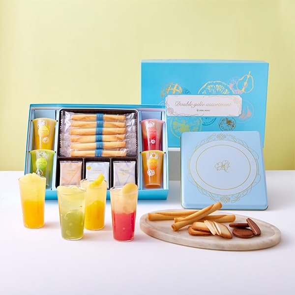 YOKUMOKU Zachodnie Różne Indywidualnie Podwójna Galaretka 8 28 Sztuk Słodycze, Przekąski, Prezenty, Cukiernictwo, Upominki, Papierosy, Pakowane, Asortyment,