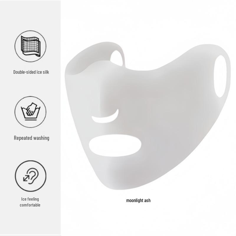 

Женская дышащая маска для лица из ледяного шелка с солнцезащитой для бега и велоспорта