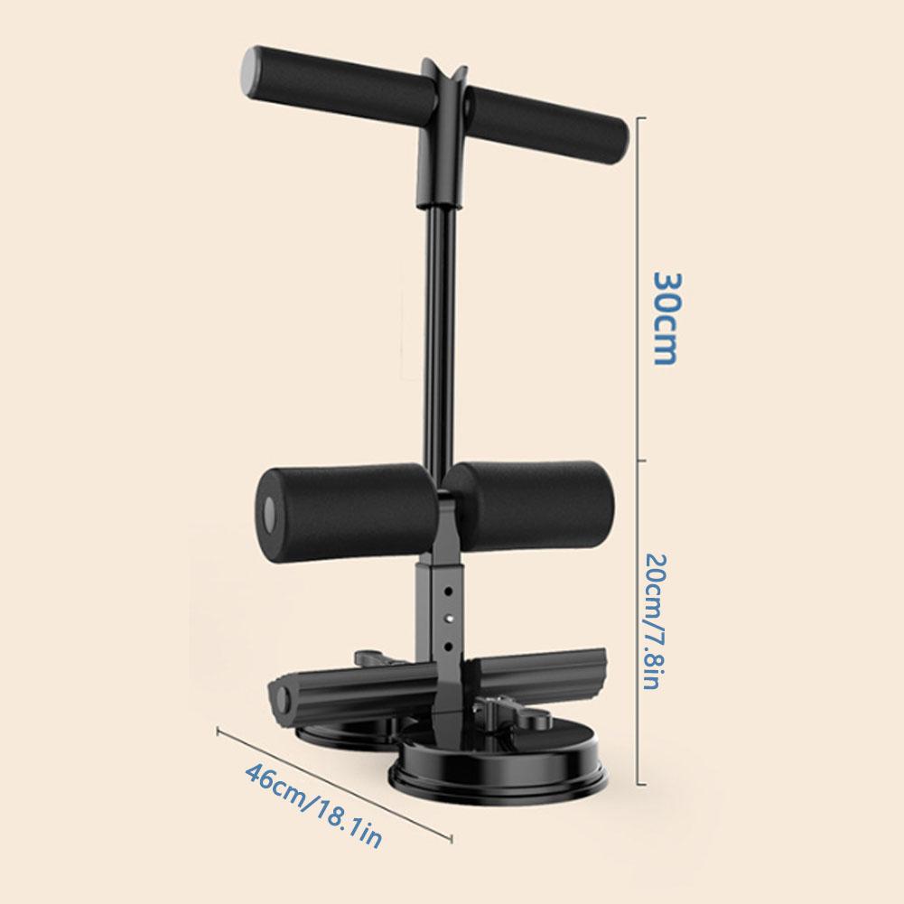 Nordic Hamstring Curl Strap with 2 Strong Suction Cups Adjustable Foot Holder Abs Master Assistant Device Portable Sit-up Aids