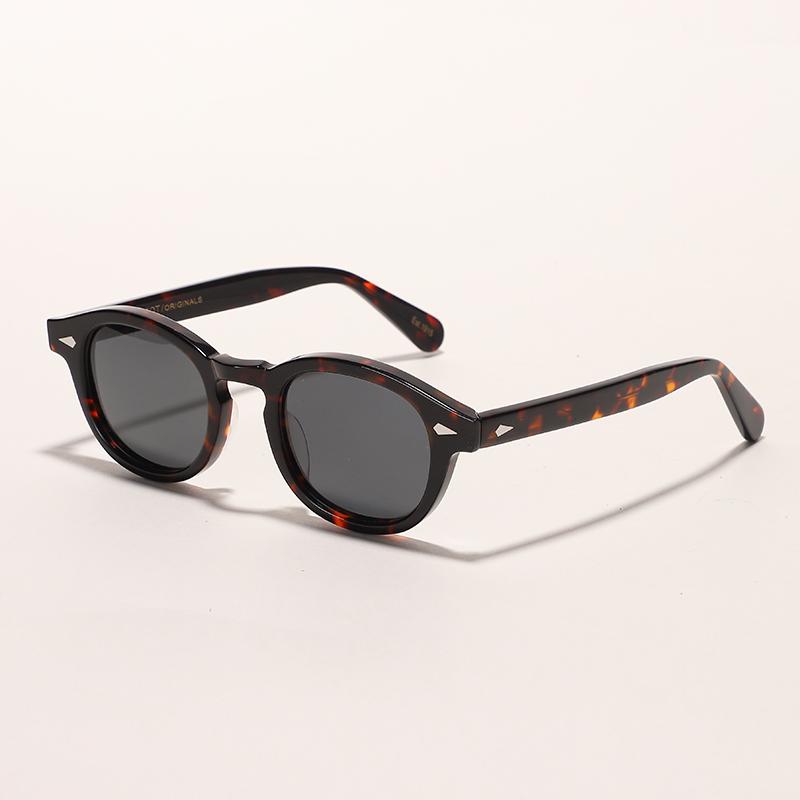 Retro Johnny Depp Sunglasses Men Women Polarized Sun Glasses Brand Vintage Acetate Frame For Male Eyeglasses Eyewear