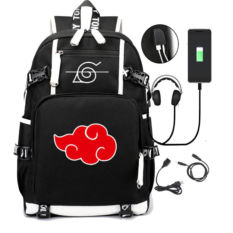 Fußball Bedruckter Studentenrucksack Multifunktionaler USB-Anschluss Große Kapazität Freizeit-Reiserucksack