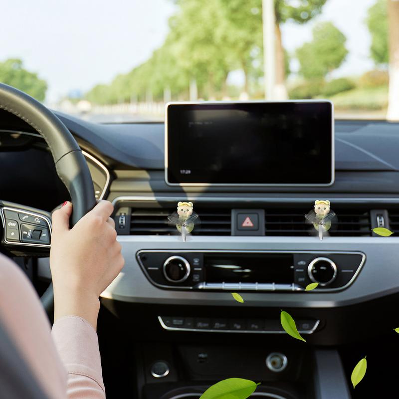 Vent Clip Air Freshener Air Conditioning Outlet Clip With Pilot Design Rotating Propeller Cartoon Vent Clip Fresheners Diffuser