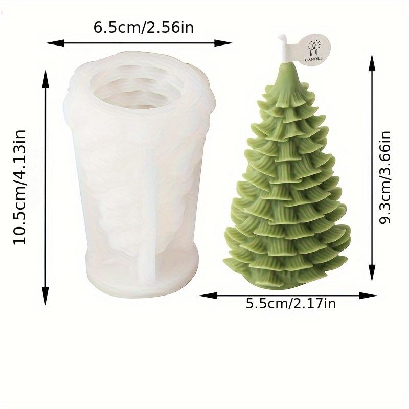 Christmas Silicone Mold DIY Pine Scented Candle Mold Cross-border Christmas Series Home Decoration