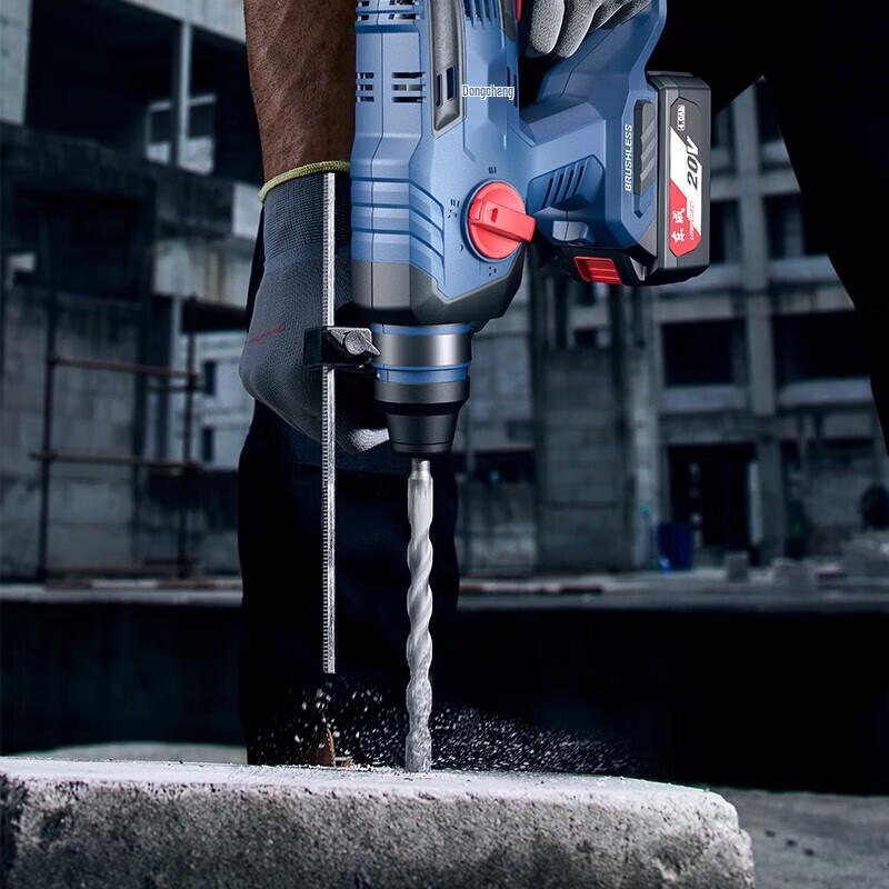 Dongcheng Cordless Brushless Rotary Hammer Impact Drill CN plug (adapter included)