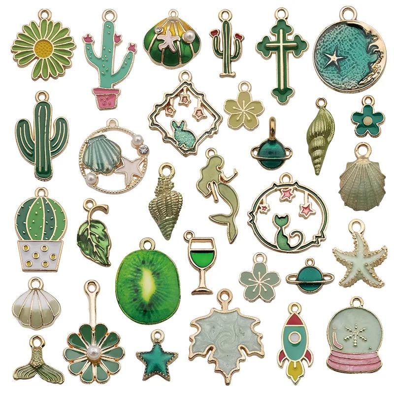 Mixed KC Vintage Alloy Charms For Jewelry Making Handmade DIY Bracelet Earrings Necklace Pendant Jewelry Accessories