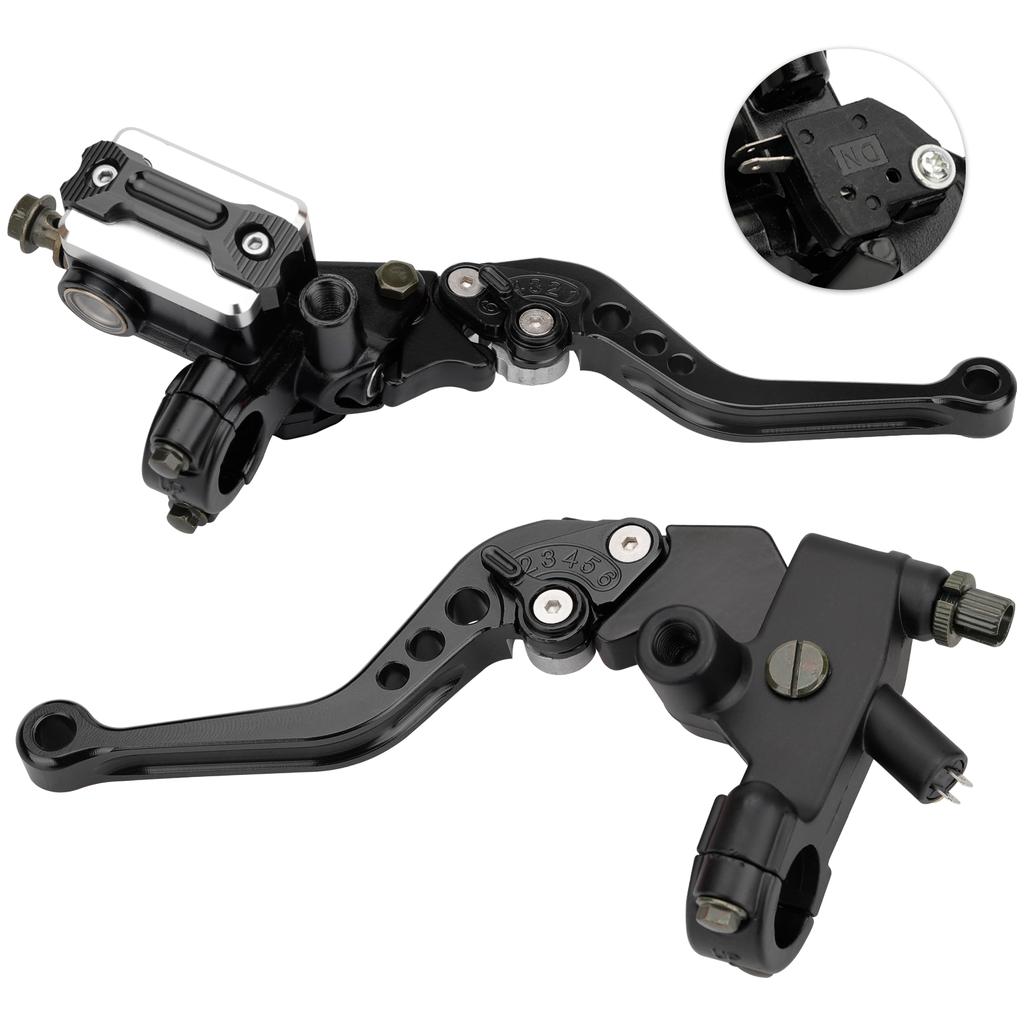 CNC Motorcycle Hydraulic Brake Lever Clutch Master Cylinder 7/8" 22MM Universal Motorcycle Brake Pump Handle for Honda Yamaha