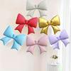 6 Pcs Baby Pink Bow Balloon Bow Tie Pink Balloon Mini Bow Balloon Wedding Bride Shower Girl Gift Balloon Decoration