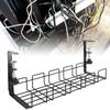Under Desk Cable   40.5CM Steel Space Saving Strong Load Bearing Desk Wire Management Tray for   Worktop