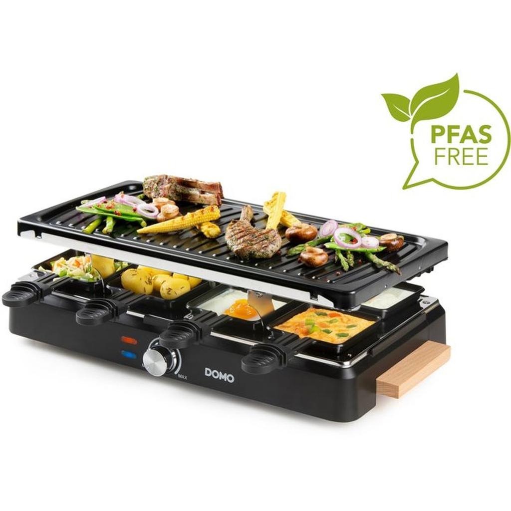 Raclette Machine - DOMO - DO9294G - 8 Persons - Grill - 1400 W