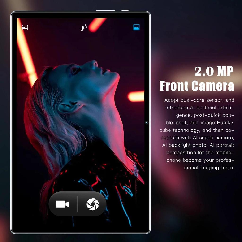 10.1 Tablet PC 8GB RAM 128GB ROM Android 13 CPU Processor Octa-Core Type-C Tablet
