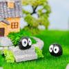 Black Small Coal Ball Dust Elf Toy Plastic Home Decoration Handicrafts Creative