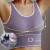 Fashionable D Letter U-shaped Camisole with Breast Pads and No Wires Push-up Sports Bra Underwear