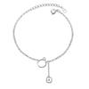 Chic INS Style Pearl Earrings & Geometric Pendant Necklace Bracelet Ring Set