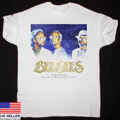 Bee Gees Timeless Os Maiores Sucessos de Todos os Tempos Camiseta Unisex Tamanho Completo P-5XL