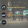 1Pcs Illuminated Retractable Dog Leash - 16ft, Adjustable, For Medium and Large Dogs, Ideal for Nighttime Walks and Runs