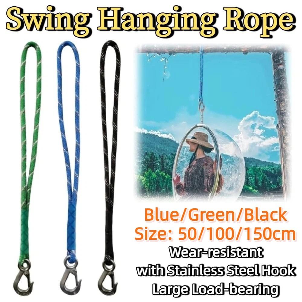 50/100/150cm Swing Hanging Rope Heavy Duty Polyester Sling  Indoor Outdoor Swing