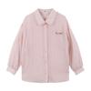 Girls' Sweet Embroidered Sunscreen Ruffle Lapel Jacket