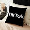 T-TikToks Logo Pillow Anime Pillow Sofa Bed Head Pillow Cover Cushion Cover 45x45 Cm Fashion