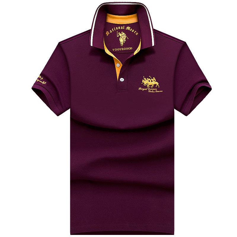 The BAY Paul Heren High-End Poloshirt - Zomer Korte Mouw Revers, Puur Katoen, Plus Size Beschikbaar 3XL (170-185 jin)