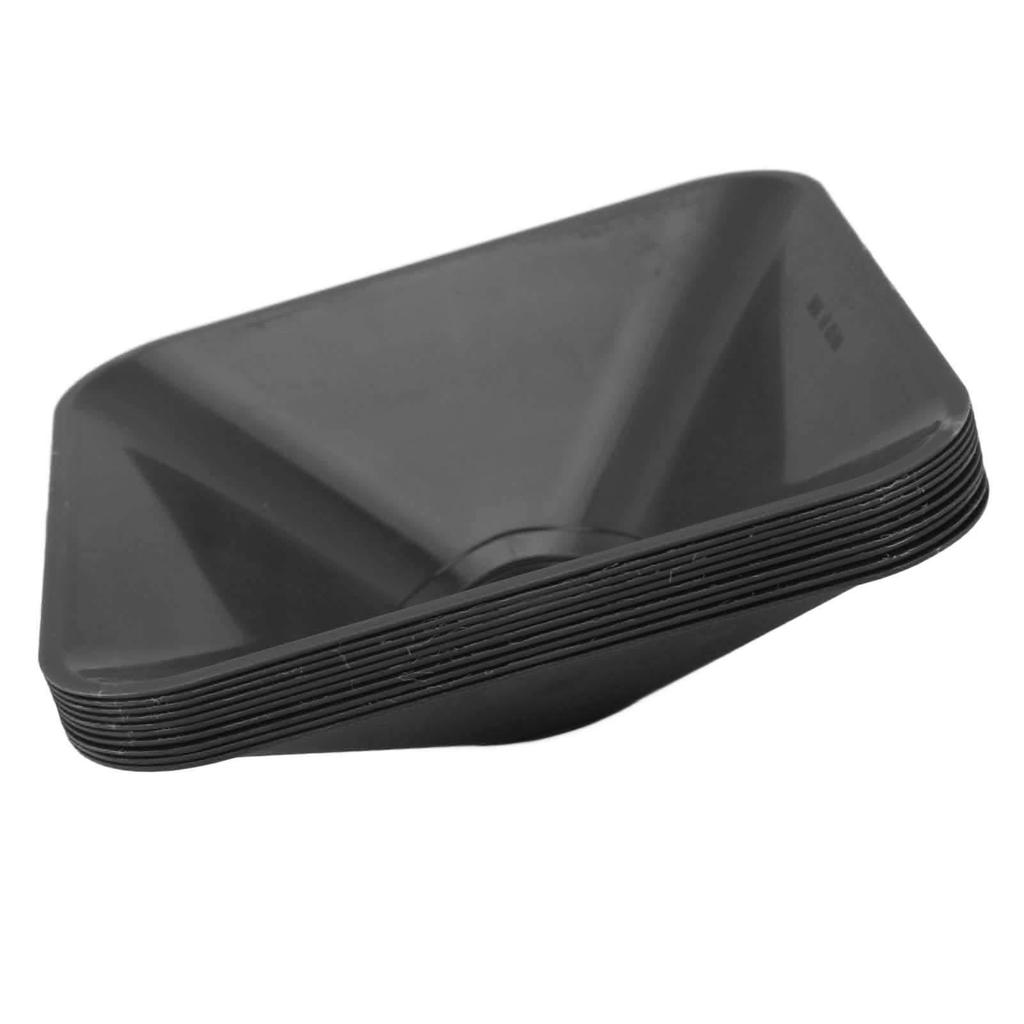 10 ks Tréninkové kužely Čtvercové Jasná barva Stohovatelné Kompaktní kužely Značka pro sporty Fotbal Černá