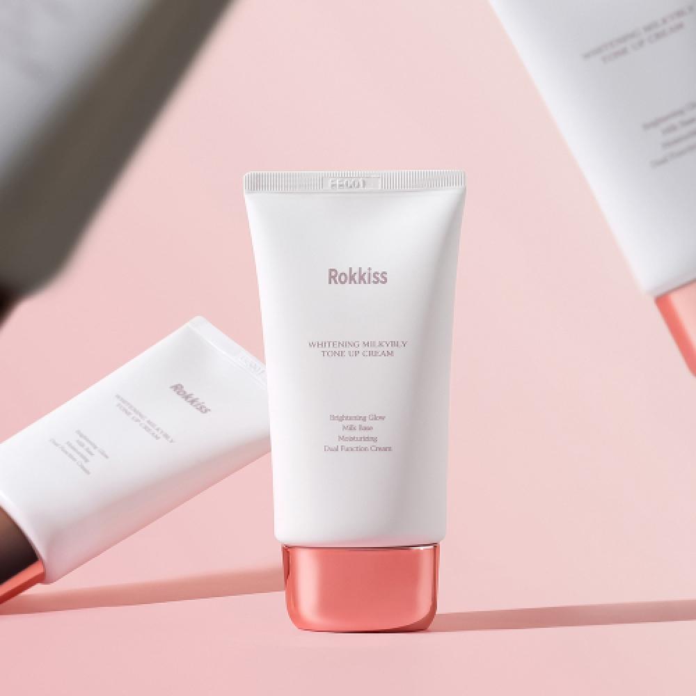 Rokkiss Whitening Milky Bly Tone Up Cream 50ml 2ea