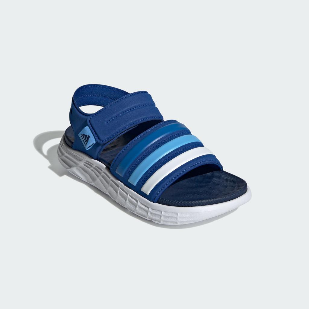 Adidas Duramo Sandals Sports Casual Non-Slip Shock Absorbing Quick-Drying Kids Sandals Kids Sandals Blue White ID3533