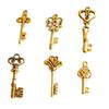 Set of 5 Random Large Golden Key Charms