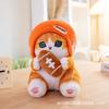 Cute Mofusand Cat Plush Toy Flower/Heart Holding Kitten Stuffed Doll Soft Fluffy Animal Pillow for Home Decor Collectible Gift