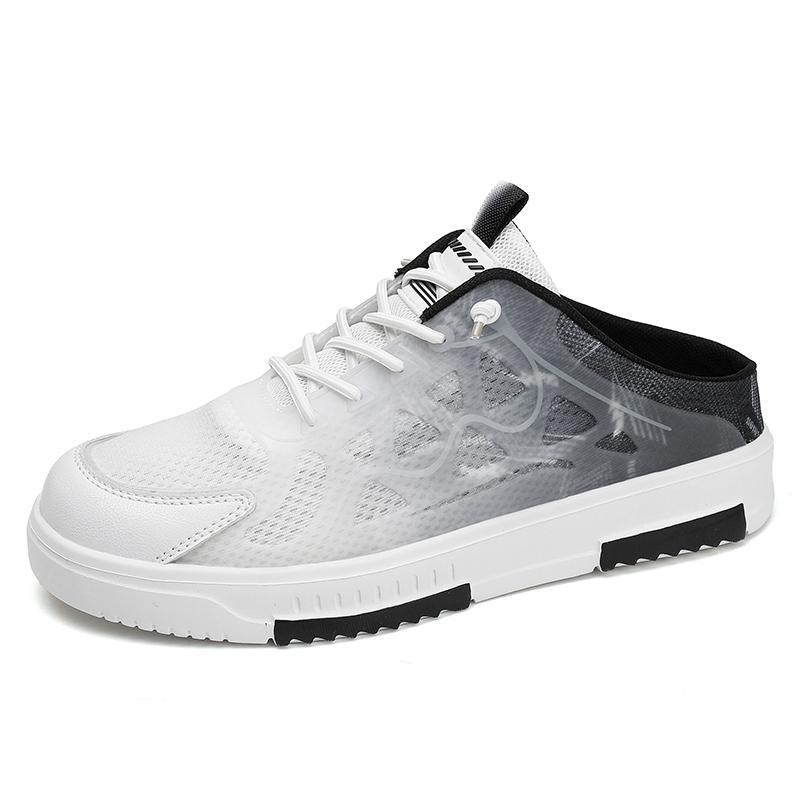 Herren Sportschuhe Sommer Rückenfreie Pantoletten Lässige Sandalen Sneakers Clogs Studenten Hausschuhe Übergröße