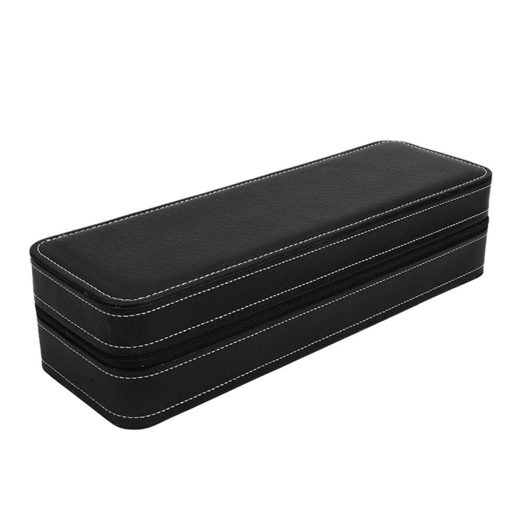 Multiple Slots Classic Style Portable Storage Bag For Watch Protection Zipper Watch Box For Home Storage Holiday Gift