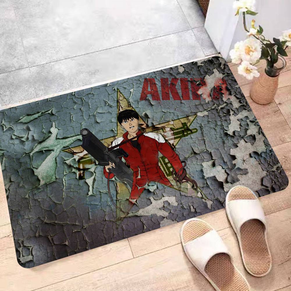 Japanese Manga A-AKIRA Door Mat Washable Non-Slip Living Room Sofa Chairs Area Mat Kitchen Bedside Area Rugs