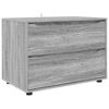 Storage Cabinet Grey Sonoma 80 X 48 X 57 Cm