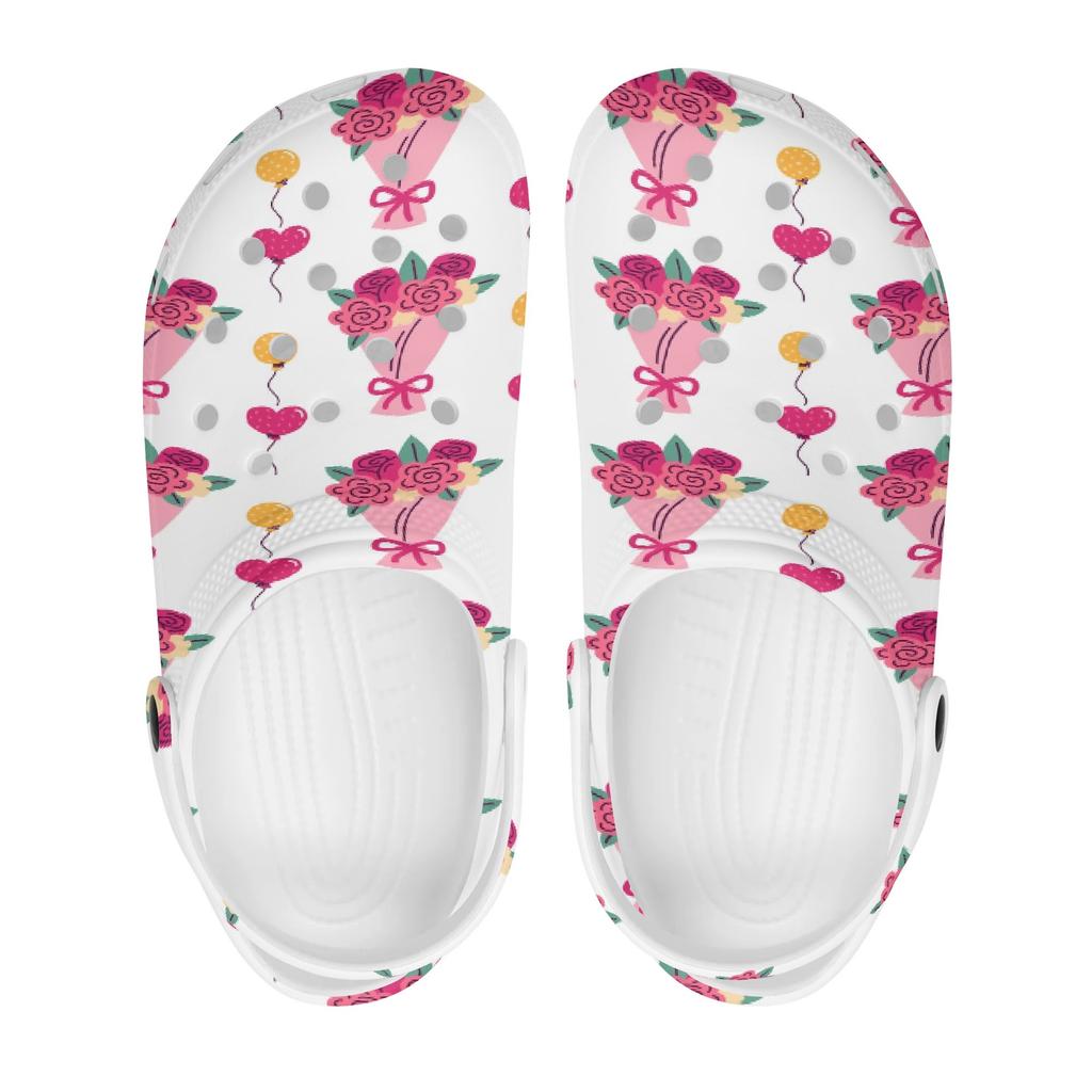 Cartoon Print EVA Casual Clogs Adult Unisex Quick Dry Lightweight Slip On Soft Sole Shoes Summer Sandals Daily Comfort Wear