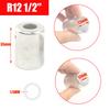 Aluminum Ferrule A/C Gas Hose Pipe Crimp Sleeves R12 R134A 3/8'' 1/2'' 5/8'' 3/4'' Hose Air Conditioning Joint 4pcs/Pack