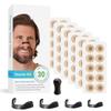 30 Pairs Stretchable Breathe Nasal Strips Hydrowoven Fabric Stop Snoring Nose Patch  Adult