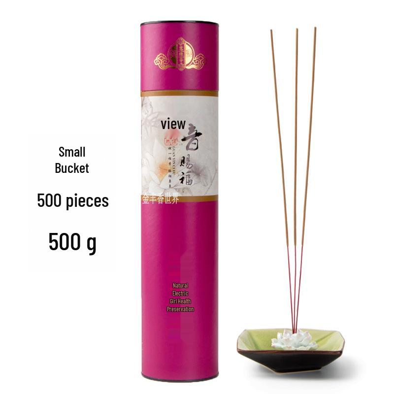 Eco-friendly Sandalwood Incense Sticks - Natural, Smokeless, Ideal for Home Temple Offerings and Worship of Buddha or Guanyin.