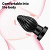 Black Threaded Butt Plug Masturbation Stick Backyard Butt Plug Sex Toys Backyard Butt Plug