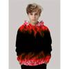 Kinderkleidung Jungen Hoodies Langarm 3D Flammendruck Kinder Frühling Herbst Kleidung Beiläufige Stilvolle Junge Mädchen Kleidung Pullover Tops