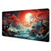 Red and black art landscapes large Mouse Pad anti-slip Durable Desk Mat offices accessories keyboard mouse mat tapis de bureau