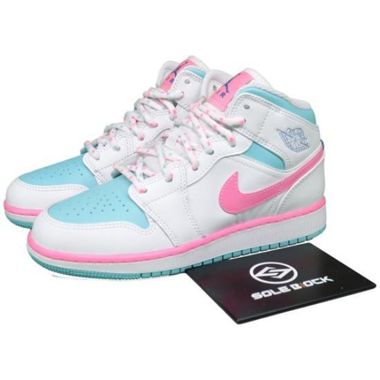 

Air Jordan 1 Mid Digital Pink 555112-102 EU 37.5 белый