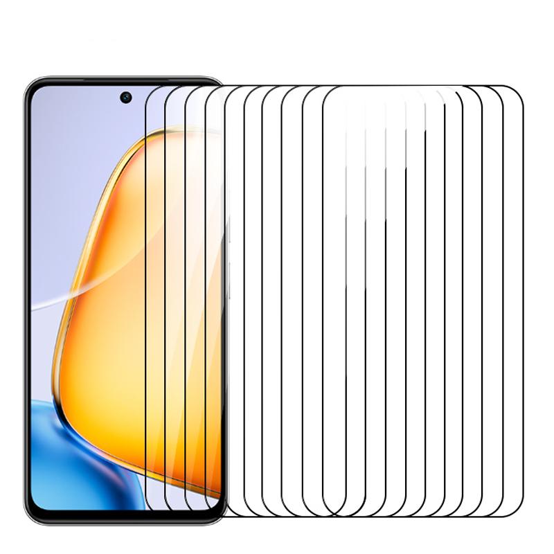 RURIHAI 10Pcs For vivo Y200 GT 5G Screen Protector Shatterproof High Aluminum-Silicon Glass Film Bubble Free