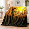 Gaston Lagaffe Flannel Throw Blanket Soft Warm Cozy For Sofa Bed Indoor Home Bedroom Use