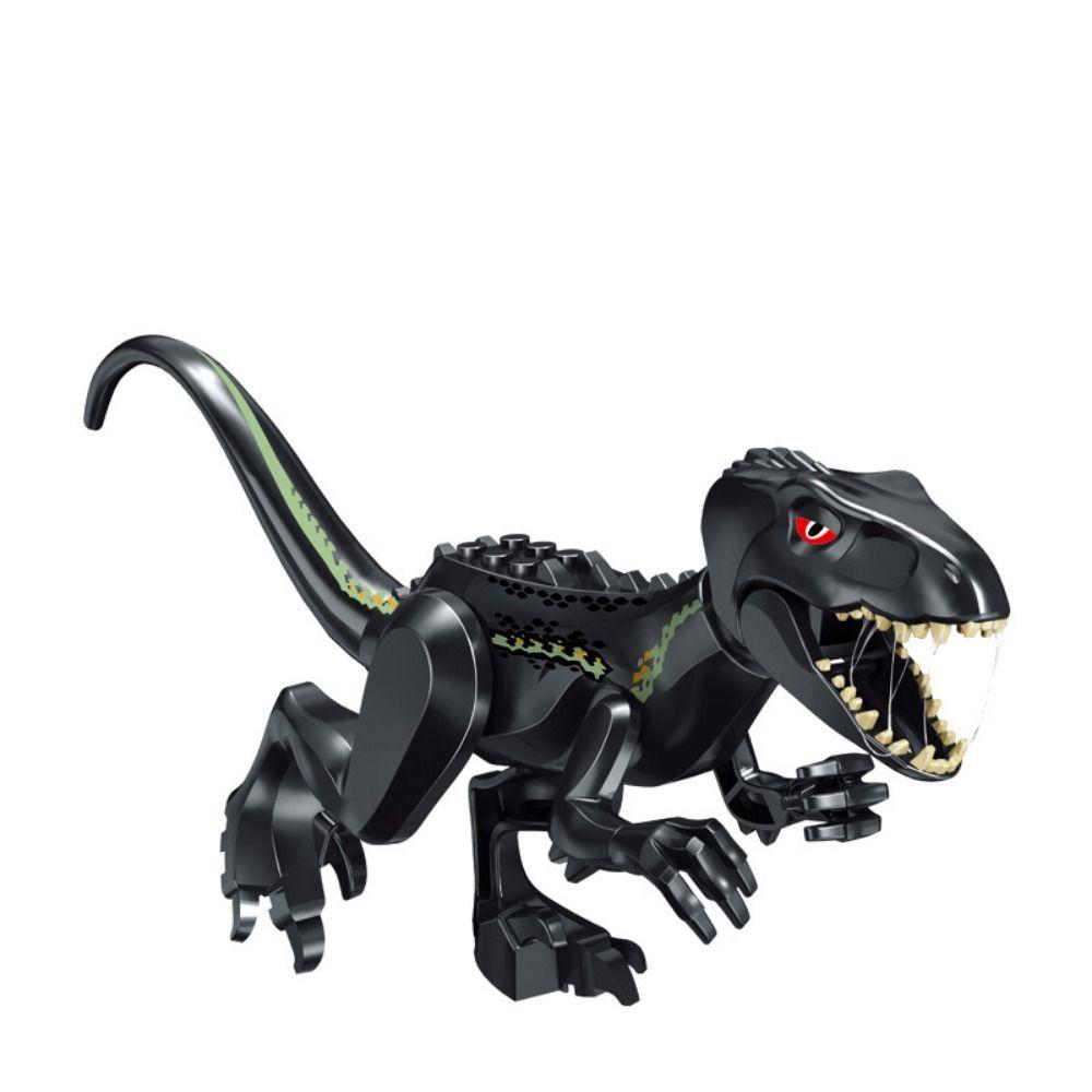 New Plastic Dinosaur Building Blocks Multicolor Full Size Tyrannosaurus Rex Model Assemble Prehistoric Scene Early Learning